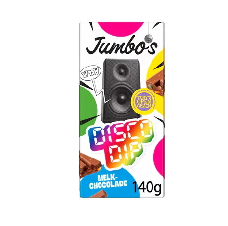 Jumbo's (Tony's) Milk Chocolate w/ Discodip 140g