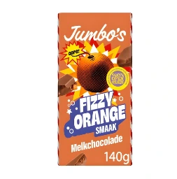 [CH1459] Jumbo's (Tony's) Milk Chocolate w/ Fizzy Orange 140g