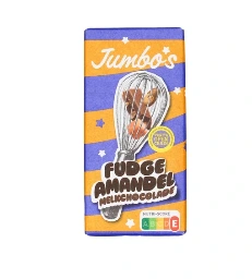 [CH1460] Jumbo's (Tony's) Milk Chocolate w/ Fudge & Almond 140g