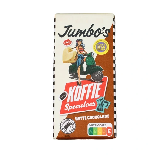 Jumbo's (Tony's) White Chocolate w/ Coffee & Speculoos 140g