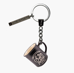 [XXG1001] Keychain - Camp Mug - Black