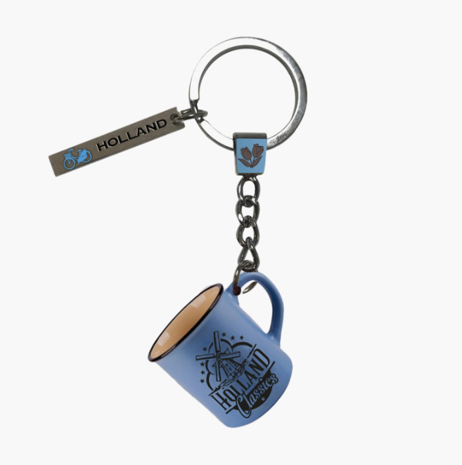 Keychain - Camp Mug - Blue