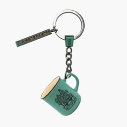[XXG1003] Keychain - Camp Mug - Green
