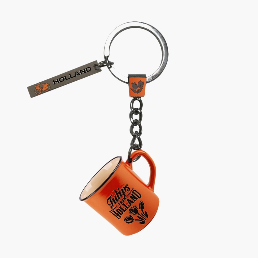 Keychain - Camp Mug - Orange