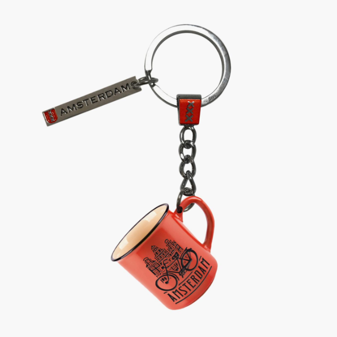 Keychain - Camp Mug - Red