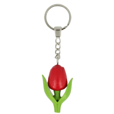 Keychain - Mini Tulip - Red