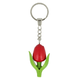 [ES837.04.020] Keychain - Mini Tulip - Red