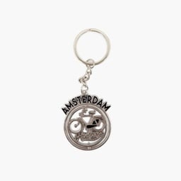 [XXG1010] Keychain - Spinners - Black Bike