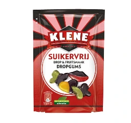 [LP866] Klene Licorice Fruit Gums *SF* 110g