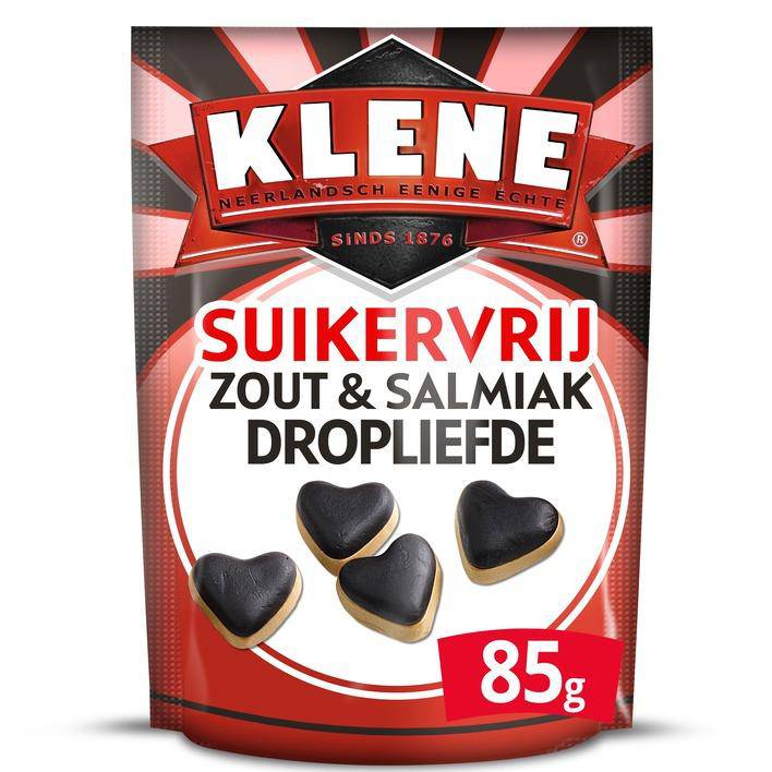 Klene Salmiak Licorice Love *SF* 90g