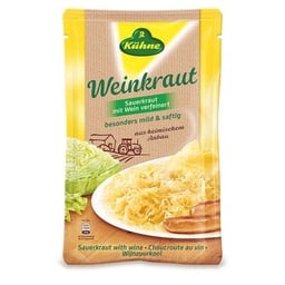 [VU5922] Kühne Wine Sauerkraut in Pouch 500g