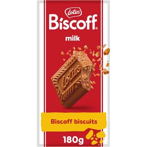 Lotus Biscoff Milk Chocolate Bar w/ Crunchy Speculoos 180g