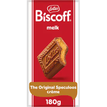 Lotus Biscoff Milk Chocolate Bar w/ Speculoos Cream Filling 180g