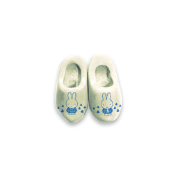[XXG2000] Magnet - Double Wooden Shoe - Nijntje White