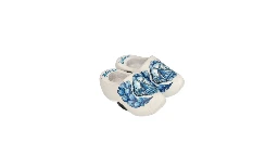 [ES510.0934] Magnet - Wooden Shoe Pair - Delfts Blue