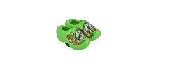 [ES510.2033] Magnet - Wooden Shoe Pair - Lime