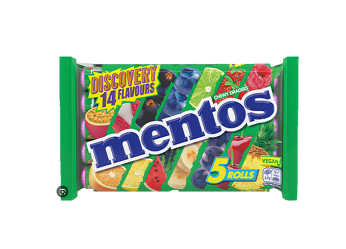 Mentos Discovery Rolls 5-pk 188g