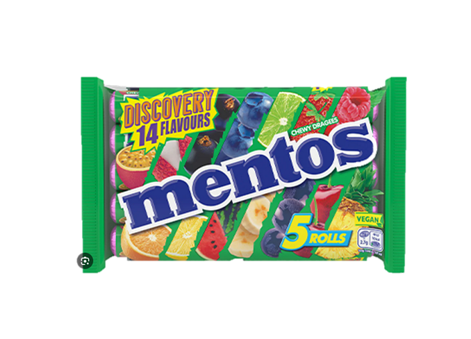 Mentos Discovery Rolls 5-pk 188g
