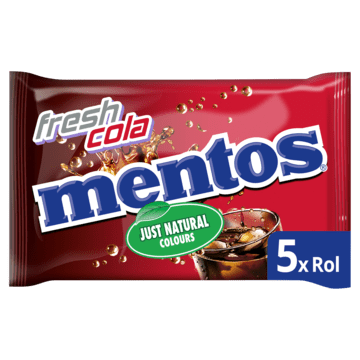 Mentos Fresh Cola Rolls 5-pk 188g