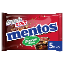 [CR0214] Mentos Fresh Cola Rolls 5-pk 188g