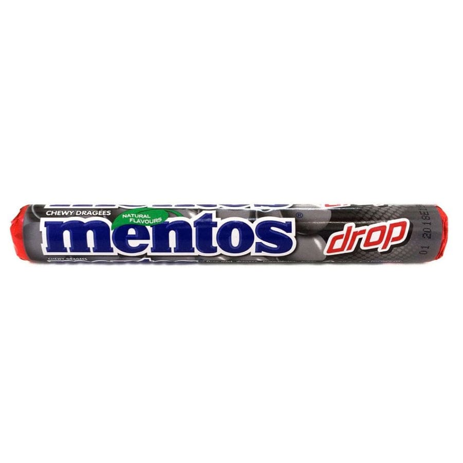 Mentos Licorice Mint Rolls 38g