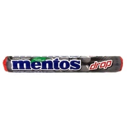 [CR0195] Mentos Licorice Mint Rolls 38g