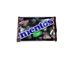 [CR0212] Mentos Licorice Mint Rolls 5-pk 188g