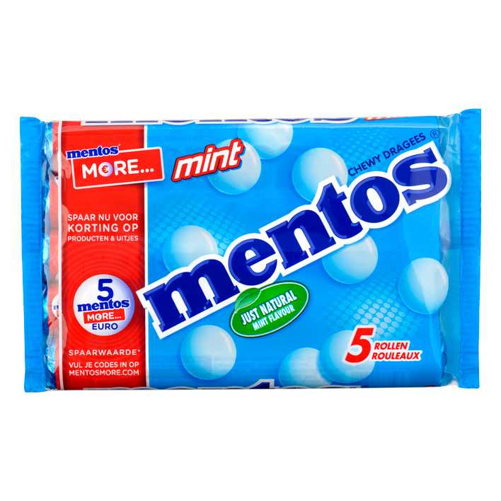 Mentos Mint Rolls 5-pk 188g