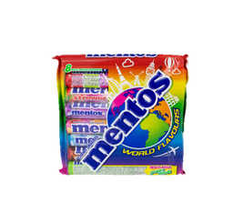 [CR0220] Mentos World Flavors 8-pk 300g