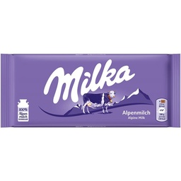 [CH1350] Milka Alpine Milk Chocolate Bar 90g