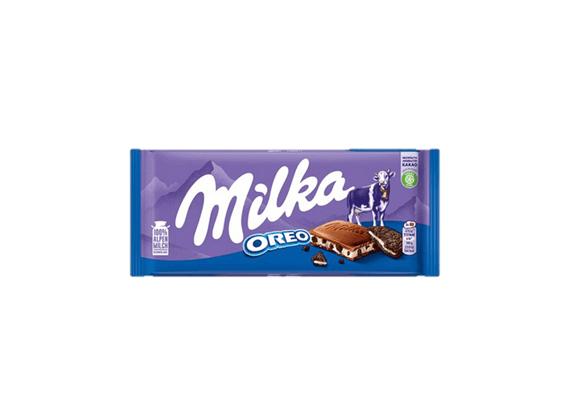 Milka Oreo Milk Chocolate Bar 100g