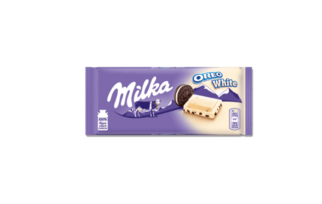 Milka Oreo White Chocolate Bar 100g