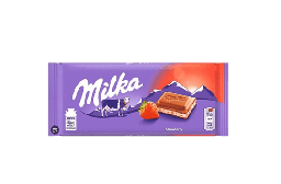 [CH1360] Milka Strawberry Milk Chocolate Bar 100g