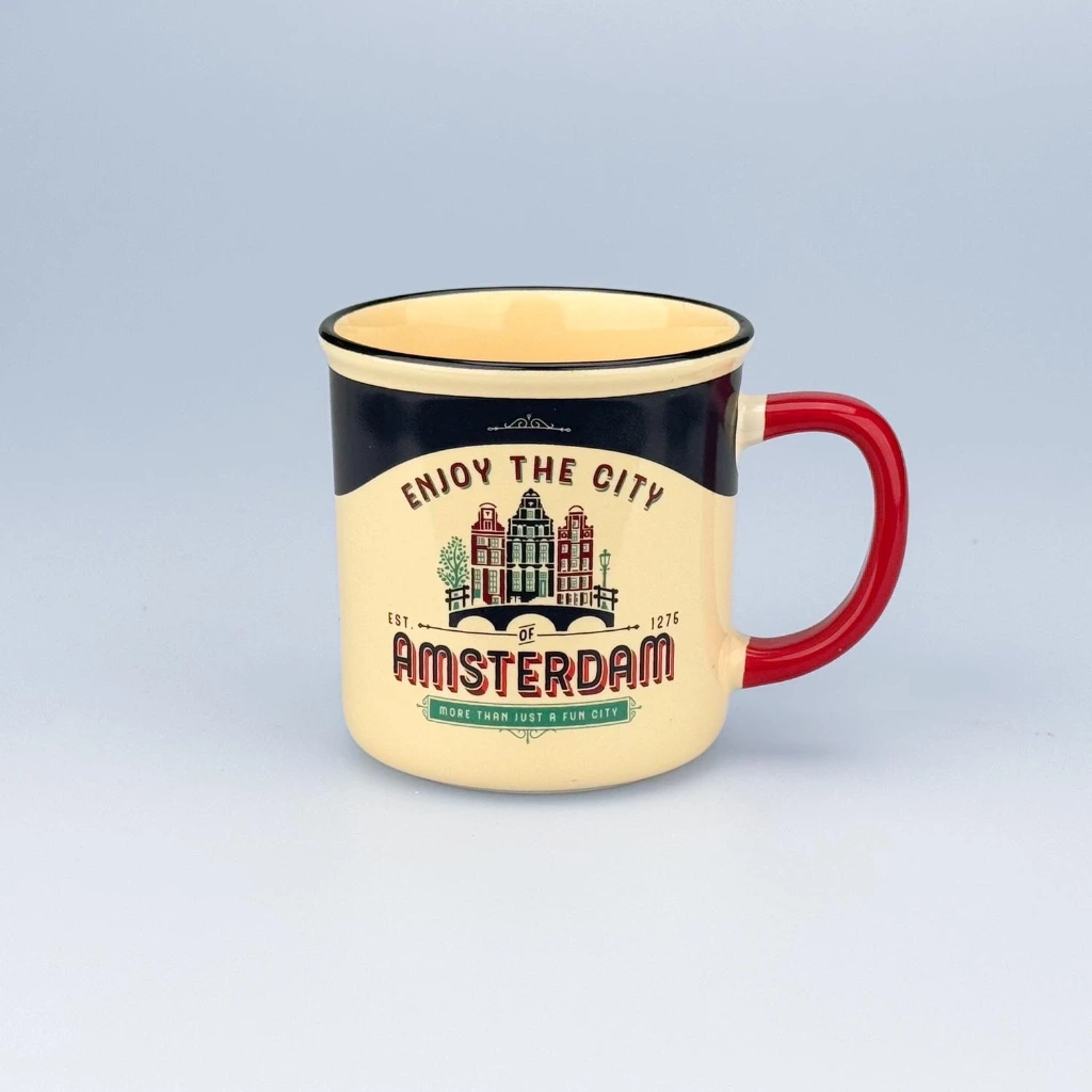 Mug - Vintage - Amsterdam "Enjoy the City"