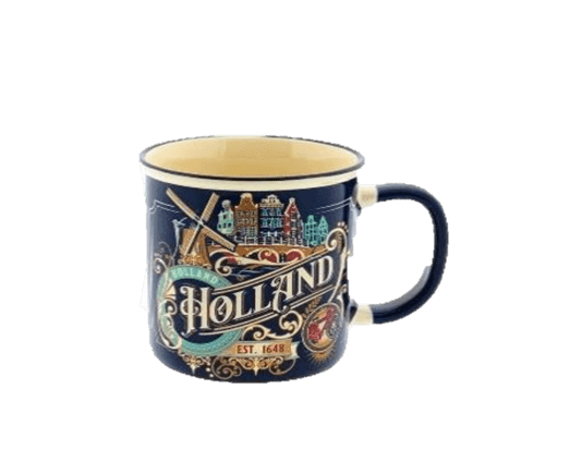 Mug - Vintage - Holland Blue/Cream