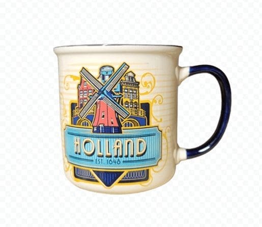 Mugs - Vintage Skyline Holland - Cream/Blue