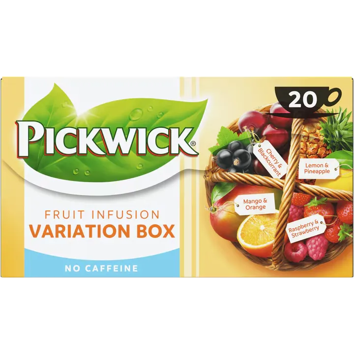 Pickwick Fruit Infusion Tea - Variation Box 20pc - 30g
