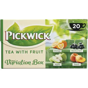 Pickwick Green Fruit Tea - Variation Box 20pc - 30g