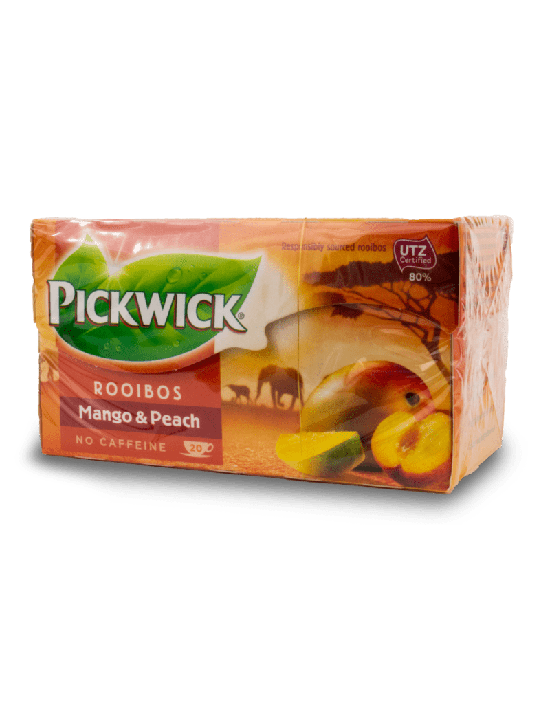 Pickwick Mango & Peach Rooibos Tea 20pc - 40g