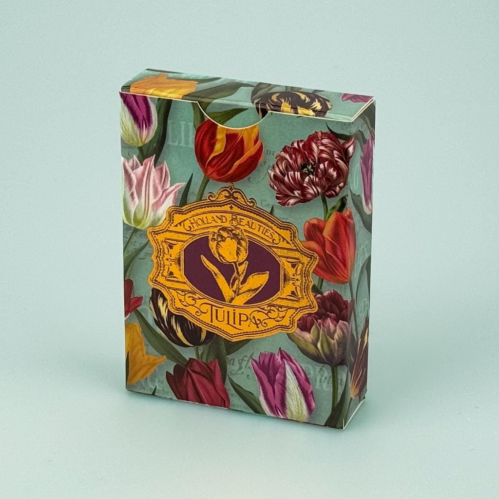Playing Cards - Tulips - Green
