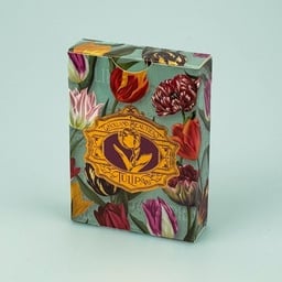 [XBG2003] Playing Cards - Tulips - Green
