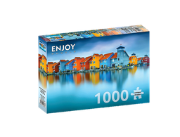 [XBG1500] Puzzle - Enjoy - Groningen Houses on Water
