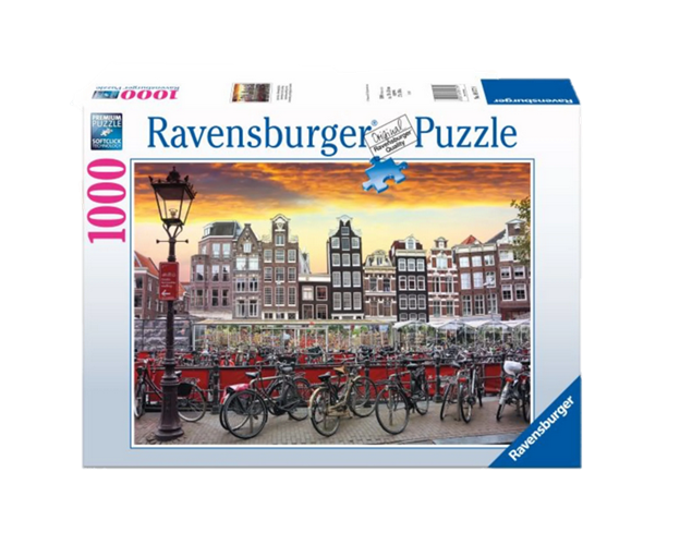 Puzzle - Ravensburger - Amsterdam Bicycle Storage - 1000pc