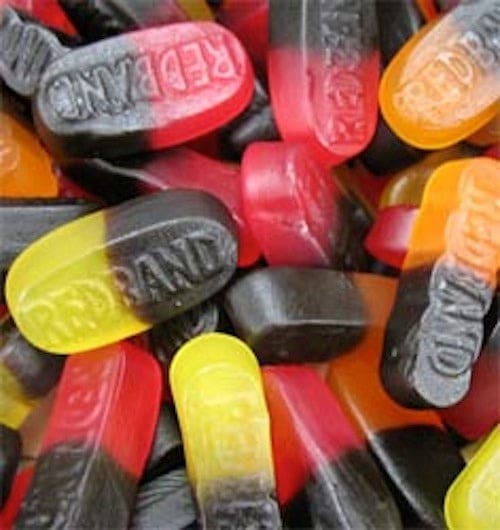 Red Band Licorice Fruit Duos 1000g
