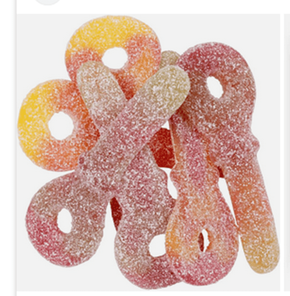 Red Band Super Sour Soothers 100pc 1200g