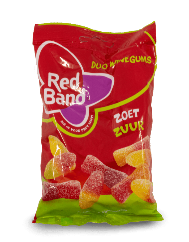 Red Band Sweet & Sour Winegums 120g