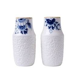 [XXG3003] Salt & Pepper Shakers - Delfts Blue Blossoms