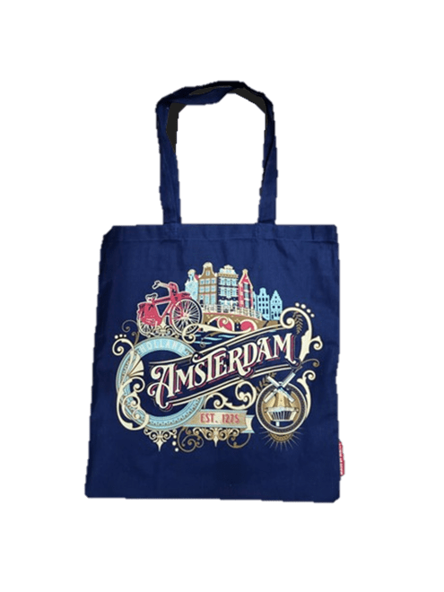Shopping Bag - Cotton, Amsterdam Blue