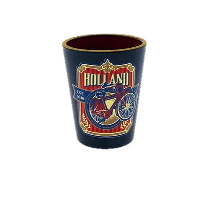 Shot Glass - Dark Blue - Holland Bike