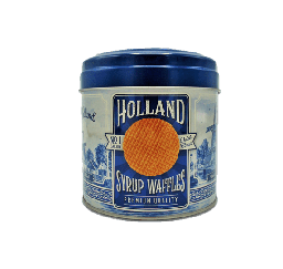 [XXG4012] Tin - Stroopwafel - Holland Delfts Blue